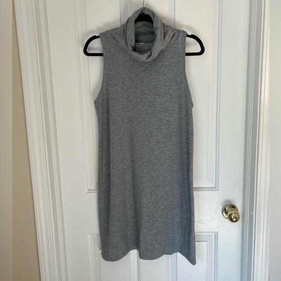 Leith Sleeveless Cowl Neck Gray Dress Size Medium - Picture 1 of 6
